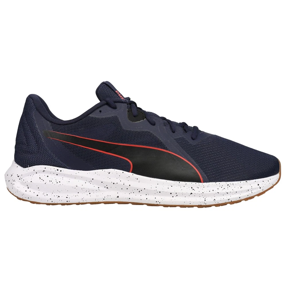 PUMA Twitch Runner Speckle Running Mens Blue Sneakers Athletic Shoes 377196-01