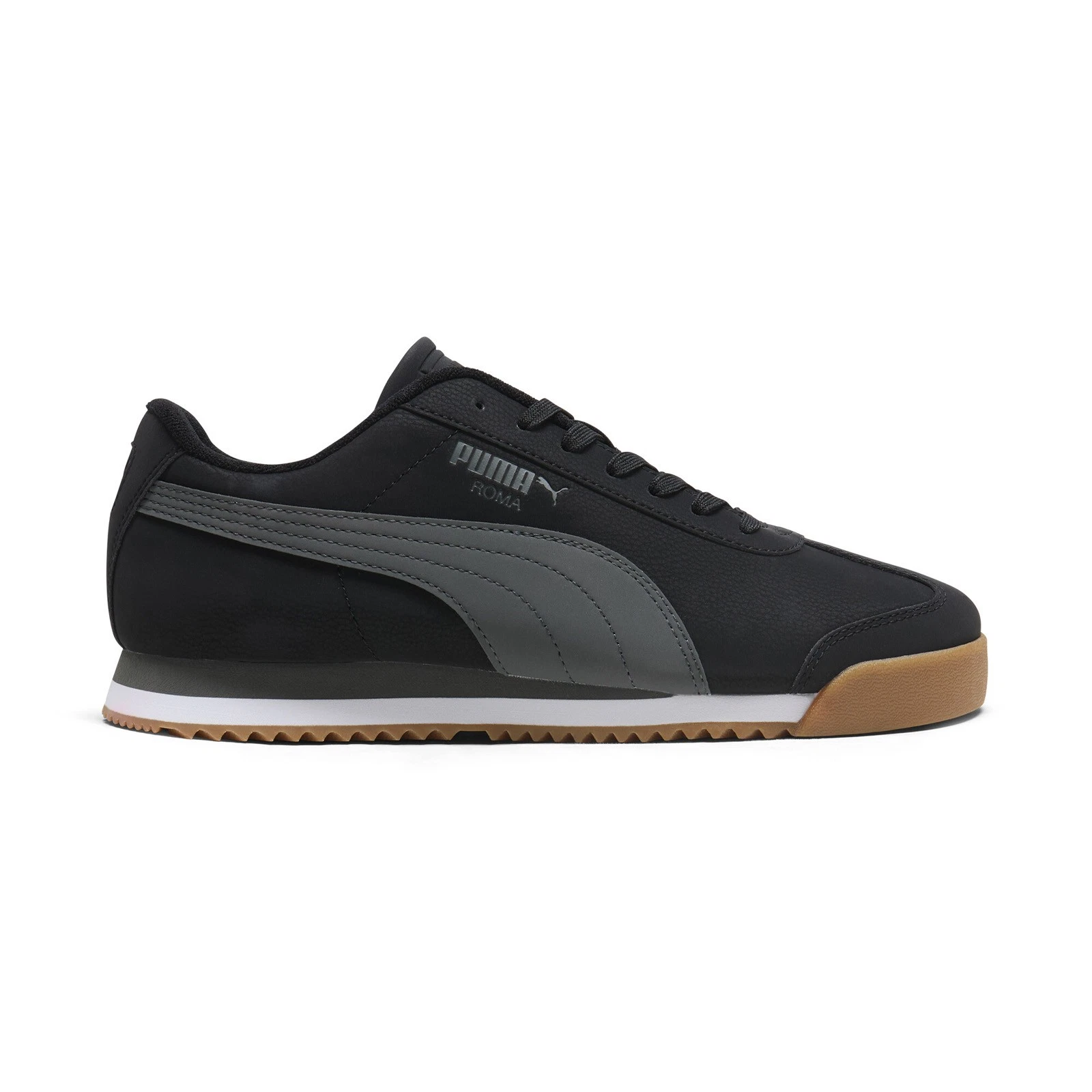 Puma Roma 24 Showboat 40424501 Mens Black Leather Lifestyle Sneakers Shoes - Image 2