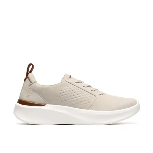 Clarks Mens Solevana Style White Leather Active Shoes